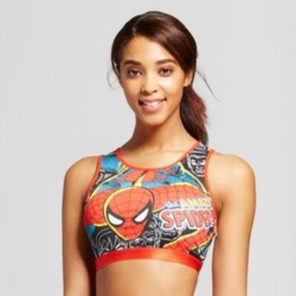 Marvel Other - NWT Marvel Spiderman Bralette Spiderman Bra